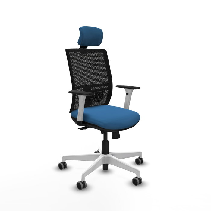 PIQUERAS Y CRESPO Silla de oficina Yunquera Azul claro con mecanismo Sincro/Traslack PIQUERAS Y CRESPO Silla de oficina Yunquera Azul claro con mecanismo Sincro/Traslack