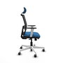 PIQUERAS Y CRESPO Silla de oficina Yunquera Azul claro con mecanismo Sincro/Traslack