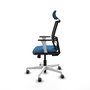 PIQUERAS Y CRESPO Silla de oficina Yunquera Azul claro con mecanismo Sincro/Traslack