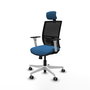 PIQUERAS Y CRESPO Silla de oficina Yunquera Azul claro con mecanismo Sincro/Traslack