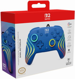 Turtle Beach Afterglow Wave Mando de juegos con cable RGB Azul para Nintendo Switch