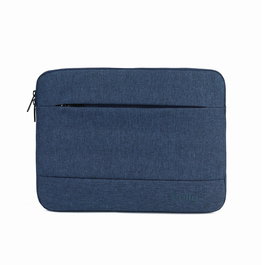 Celly NOMADSLEEVEBL Funda para Portátil 13.3 Pulgadas (33.8 cm), Poliéster Azul con Compartimento para Tableta, Resistente al Polvo y Rayones, Universal, 170 g