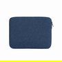 Celly NOMADSLEEVEBL Funda para Portátil 13.3 Pulgadas (33.8 cm), Poliéster Azul con Compartimento para Tableta, Resistente al Polvo y Rayones, Universal, 170 g