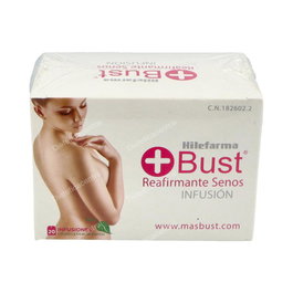 HILEFARMA +Bust Infusión para Reafirmar y Aumentar el Busto de Forma Natural, 20 Bolsitas