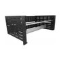 DeLOCK Soporte para rieles DIN 19″ 4U, negro