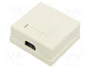 GOOBAY Módulo RJ45 Cat 6 de pared con 2 tomacorrientes