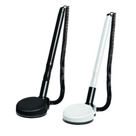 Boligrafo Forofis Con Peana Adhesiva Blanca O Negra Escritura Azul