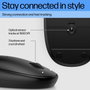 HP Ratón Bluetooth Inalámbrico, Hasta 15 Meses de Batería, Diseño Ambidiestro y Portátil, 245 - Negro