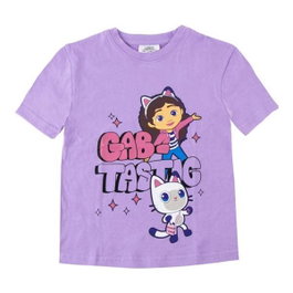 Cerdá Camiseta Corta Single Jersey Gabby's Dollhouse 5 Años Púrpura