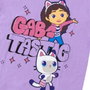 Cerdá Camiseta Corta Single Jersey Gabby's Dollhouse 5 Años Púrpura