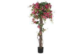 DKD Home Decor Árbol Azalea Fucsia 80x80x150 cm