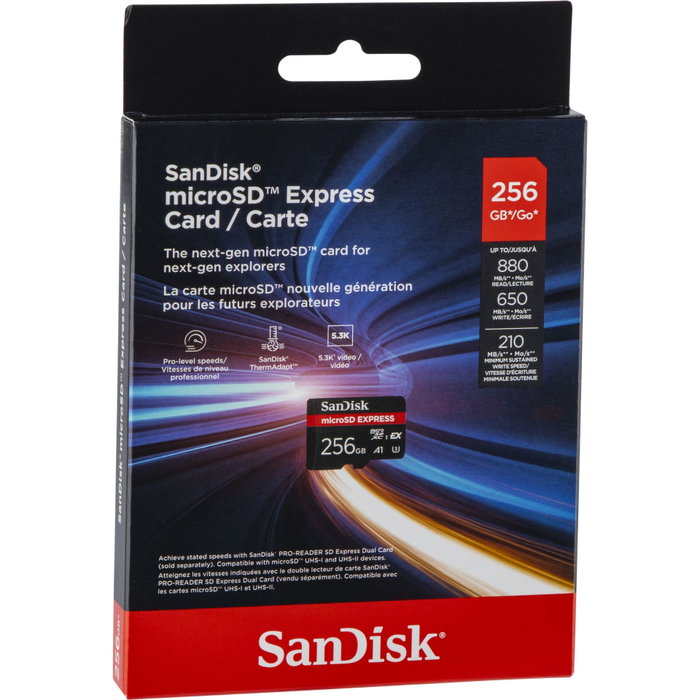 SanDisk Express MicroSDXC 256 GB UHS-I SanDisk Express MicroSDXC 256 GB UHS-I
