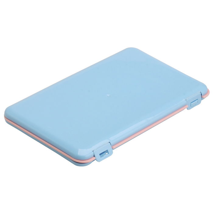 CMP General Estuche Port Mascarillas con Separador Rosa 19x11x1.5 cm