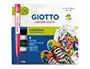 Giotto Rotulador Decor Textile para Camisetas Caja 6 Unidades Colores Surtidos Punta Pincel Permanente Lavable hasta 40