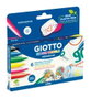 Giotto Rotuladores Decor Textile para camisetas, colores surtidos, 6 unidades