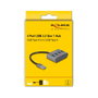 DeLOCK Concentrador USB 4 puertos 5 Gbps USB 3.2 Gen 1 Negro