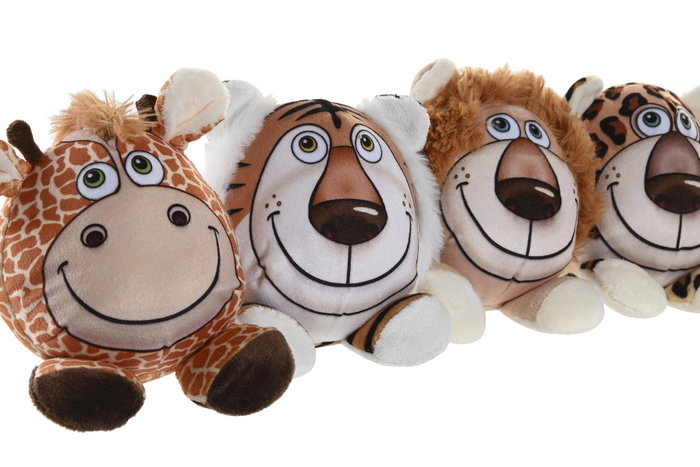 DKD Home Decor Peluche Kids Multicolor Poliester 8 x 11 x 8 cm (16 Unidades) DKD Home Decor Peluche Kids Multicolor Poliester 8 x 11 x 8 cm (16 Unidades)