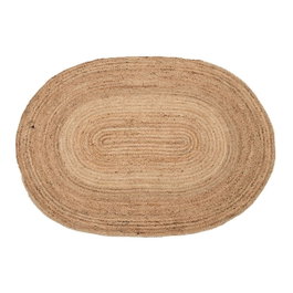 Ixia Alfombra Natural de Yute Decoración 230 x 160 cm