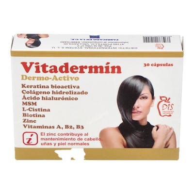 DIS Vitadermin 30 Cápsulas Piel Cabello Uñas DIS Vitadermin 30 Cápsulas Piel Cabello Uñas