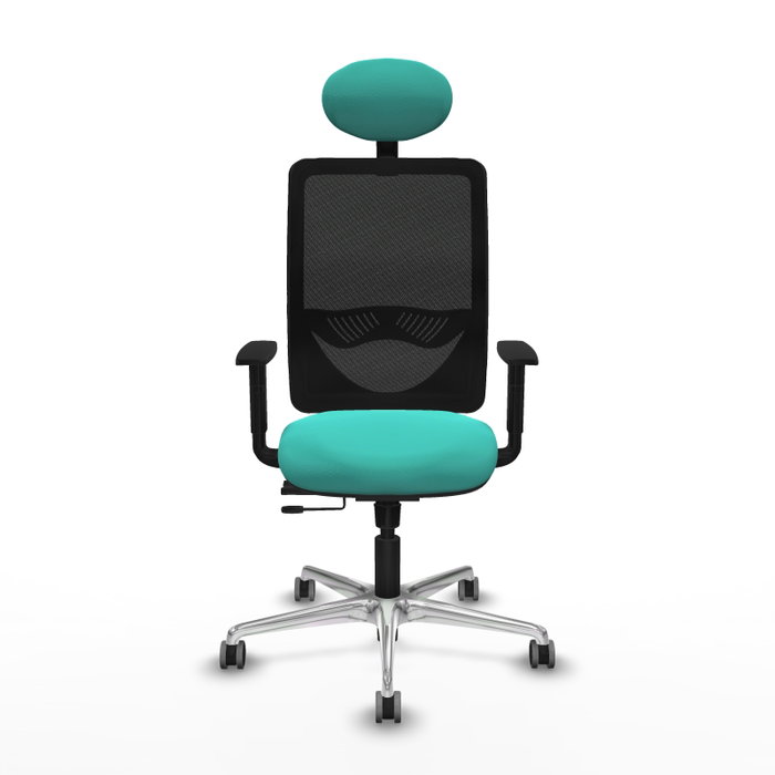 PIQUERAS Y CRESPO Silla de oficina Zulema Turquesa y Negro PIQUERAS Y CRESPO Silla de oficina Zulema Turquesa y Negro