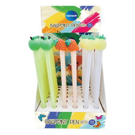 Boligrafo Centrum Fancy Fruits Expositor De 36 (Tinta Azul)