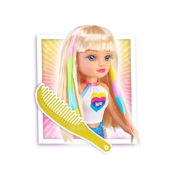 Famosa Muñeca Nancy Colour Mix 42 cm con Kit de 3 Acuarelas Famosa Muñeca Nancy Colour Mix 42 cm con Kit de 3 Acuarelas