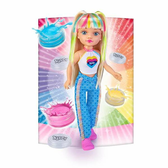 Famosa Muñeca Nancy Colour Mix 42 cm con Kit de 3 Acuarelas Famosa Muñeca Nancy Colour Mix 42 cm con Kit de 3 Acuarelas