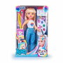 Famosa Muñeca Nancy Colour Mix 42 cm con Kit de 3 Acuarelas