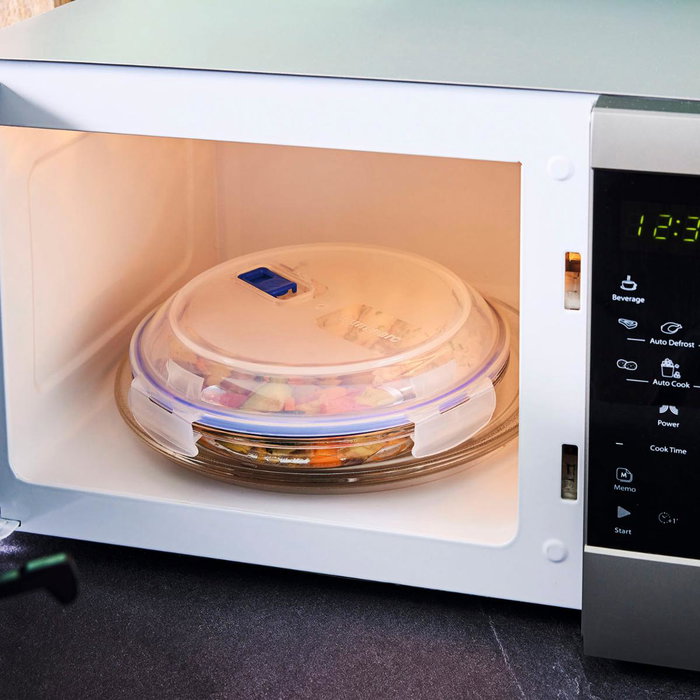 Plato Vidrio con Tapa Pure Box Active Luminarc 23 cm - 70 cL Plato Vidrio con Tapa Pure Box Active Luminarc 23 cm - 70 cL