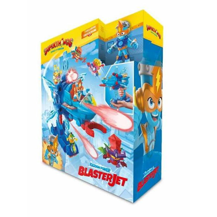 Magic Box Superthings Blaster Jet Mega Nave y Disparador 2 en 1