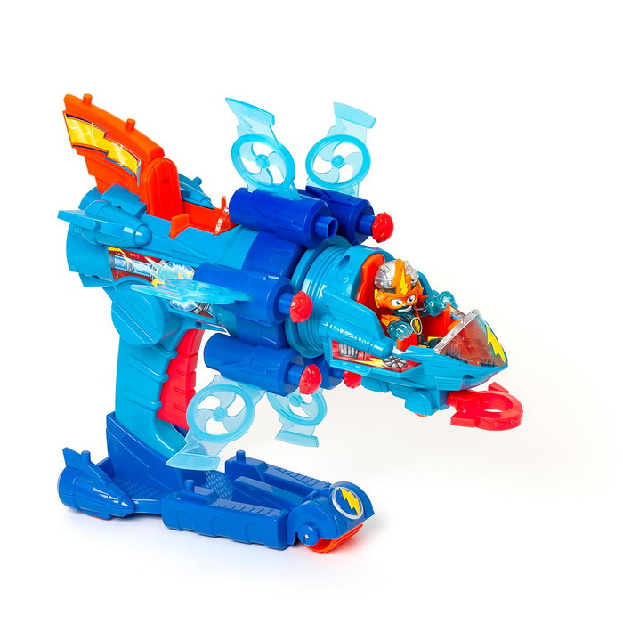 Magic Box Superthings Blaster Jet Mega Nave y Disparador 2 en 1