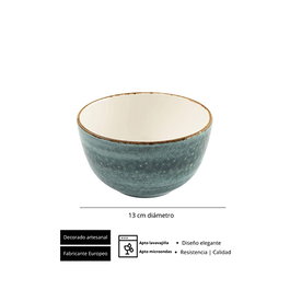 Summa Moon Turquoise Bol 13 cm (Set de 6) en Turquesa