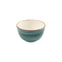 SUMMA MOON TURQUOISE Bol para ensalada o postre, 13 cm de diametro x 7.5 cm alto, capacidad 45 cl, vitro porcelana, apto lavavajillas y microondas (Set de 6)