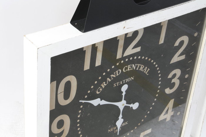 DKD Home Decor Reloj de Pared Tradicional Blanco Negro 60 x 89 x 6 cm (2 Unidades) DKD Home Decor Reloj de Pared Tradicional Blanco Negro 60 x 89 x 6 cm (2 Unidades)