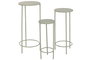 DKD Home Decor Mesita Auxiliar Urban Verde Menta 32 x 70 x 32 cm Set de 3