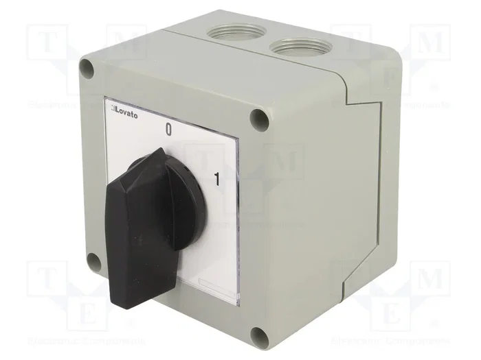 LOVATO ELECTRIC Interruptor de leva 16A 2 posiciones 0-1 3 polos LOVATO ELECTRIC Interruptor de leva 16A 2 posiciones 0-1 3 polos
