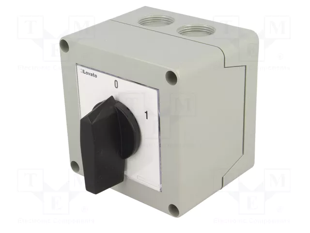 LOVATO ELECTRIC Interruptor de leva 16A 2 posiciones 0-1 3 polos LOVATO ELECTRIC Interruptor de leva 16A 2 posiciones 0-1 3 polos