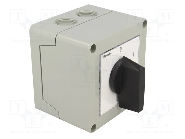 LOVATO ELECTRIC Interruptor de leva 16A 2 posiciones 0-1 3 polos LOVATO ELECTRIC Interruptor de leva 16A 2 posiciones 0-1 3 polos
