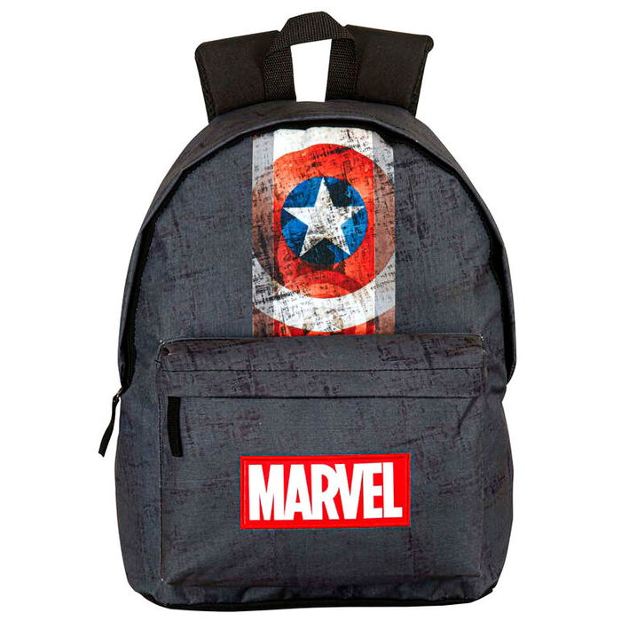 PERONA Mochila Heritage Capitán América Marvel para Ordenador Portátil, Adaptable 42 cm
