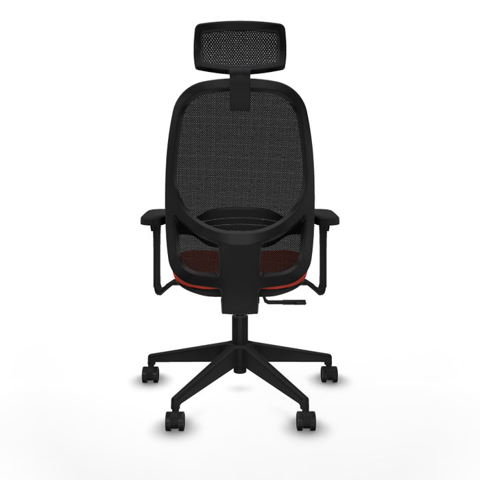 PIQUERAS Y CRESPO Silla de oficina Cilanco con mecanismo Sincro, Naranja oscuro y Negro PIQUERAS Y CRESPO Silla de oficina Cilanco con mecanismo Sincro, Naranja oscuro y Negro