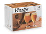 VIVALTO Copa Cerveza 440 ml 8x18x8 cm (Set de 24)