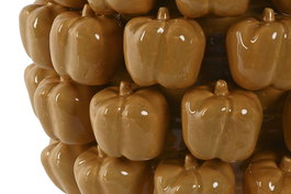 DKD Home Decor Jarrón Tropical Amarillo Gres 30 x 30 x 20 cm