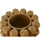DKD Home Decor Jarrón de Gres Pimientos Amarillo 30x30x20 cm