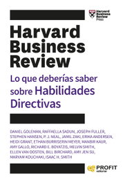 Lo que deberías saber sobre Habilidades Directivas, Harvard Business Review - PROFIT