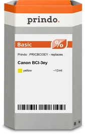 Prindo Cartucho de tinta amarillo PRICBCI3EY Basic 13ml