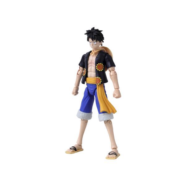 Bandai Figura de acción One Piece Anime Heroes Luffy (17 cm, 17 puntos de articulación) - Figura Dressrosa Bandai Figura de acción One Piece Anime Heroes Luffy (17 cm, 17 puntos de articulación) - Figura Dressrosa