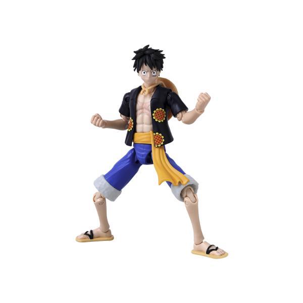 Bandai Figura de acción One Piece Anime Heroes Luffy (17 cm, 17 puntos de articulación) - Figura Dressrosa Bandai Figura de acción One Piece Anime Heroes Luffy (17 cm, 17 puntos de articulación) - Figura Dressrosa