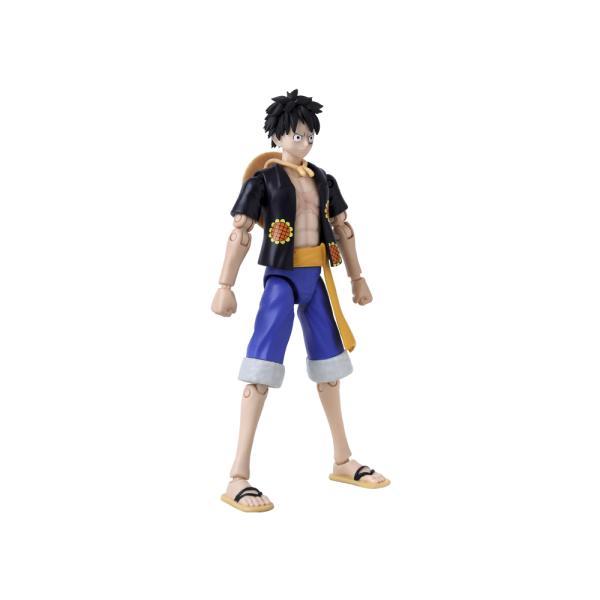 Bandai Figura de acción One Piece Anime Heroes Luffy (17 cm, 17 puntos de articulación) - Figura Dressrosa Bandai Figura de acción One Piece Anime Heroes Luffy (17 cm, 17 puntos de articulación) - Figura Dressrosa