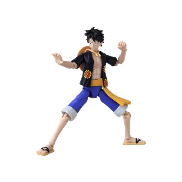 Bandai Figura de acción One Piece Anime Heroes Luffy (17 cm, 17 puntos de articulación) - Figura Dressrosa Bandai Figura de acción One Piece Anime Heroes Luffy (17 cm, 17 puntos de articulación) - Figura Dressrosa