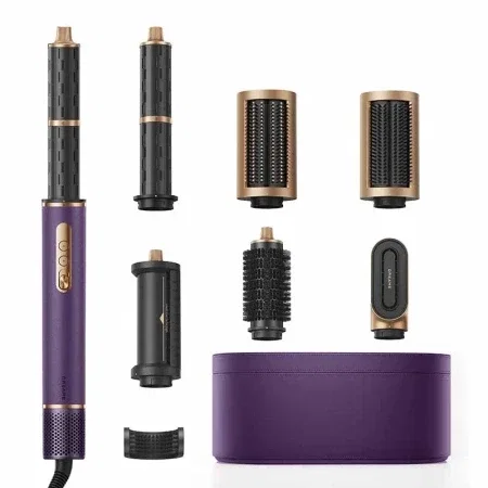 Dreame Moldeador Air Style Pro Morado 7 en 1 con Secado y Accesorios Magnéticos, 010403AA000032